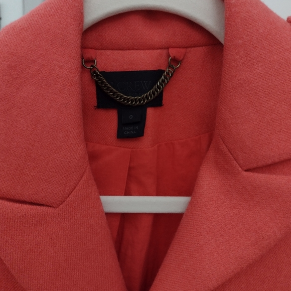 J Crew Collection coral blazer 0 - Picture 2 of 8